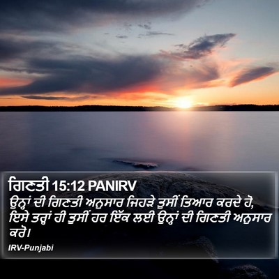ਗਿਣਤੀ 15:12 PANIRV Bible Verse Image