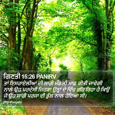 ਗਿਣਤੀ 15:26 PANIRV Bible Verse Image