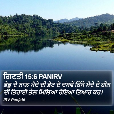ਗਿਣਤੀ 15:6 PANIRV Bible Verse Image