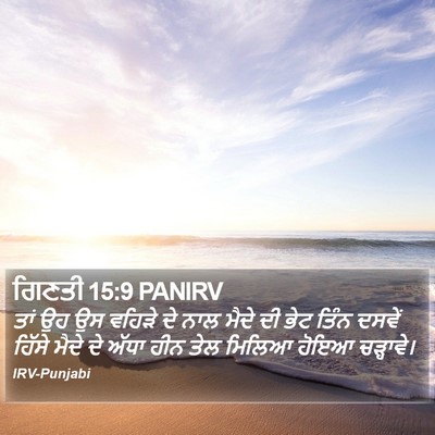 ਗਿਣਤੀ 15:9 PANIRV Bible Verse Image