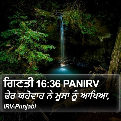 ਗਿਣਤੀ 16:36 PANIRV Bible Verse Image