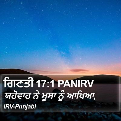 ਗਿਣਤੀ 17:1 PANIRV Bible Verse Image