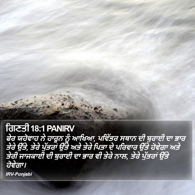 ਗਿਣਤੀ 18:1 PANIRV Bible Verse Image