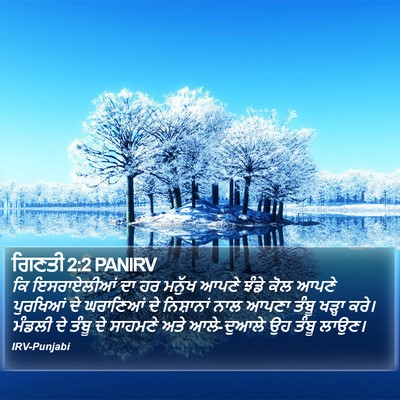 ਗਿਣਤੀ 2:2 PANIRV Bible Verse Image