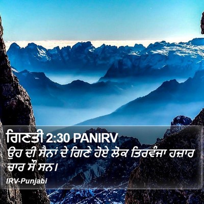 ਗਿਣਤੀ 2:30 PANIRV Bible Verse Image