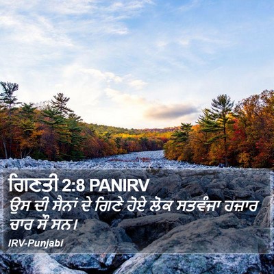 ਗਿਣਤੀ 2:8 PANIRV Bible Verse Image