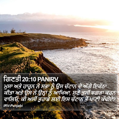 ਗਿਣਤੀ 20:10 PANIRV Bible Verse Image