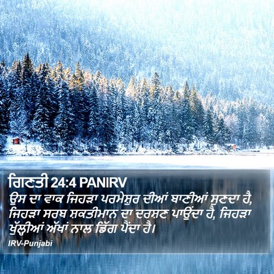 ਗਿਣਤੀ 24:4 PANIRV Bible Verse Image