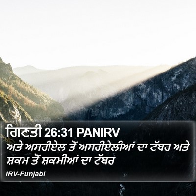ਗਿਣਤੀ 26:31 PANIRV Bible Verse Image