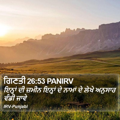 ਗਿਣਤੀ 26:53 PANIRV Bible Verse Image