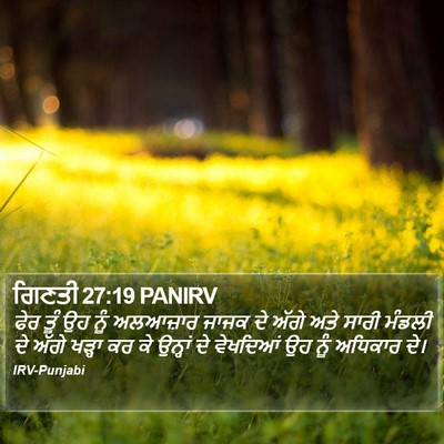 ਗਿਣਤੀ 27:19 PANIRV Bible Verse Image