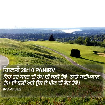 ਗਿਣਤੀ 28:10 PANIRV Bible Verse Image