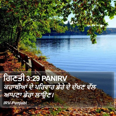 ਗਿਣਤੀ 3:29 PANIRV Bible Verse Image
