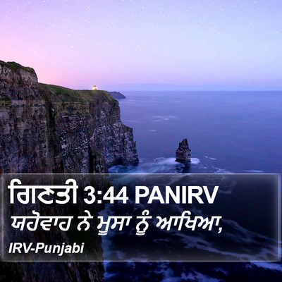ਗਿਣਤੀ 3:44 PANIRV Bible Verse Image
