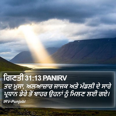 ਗਿਣਤੀ 31:13 PANIRV Bible Verse Image