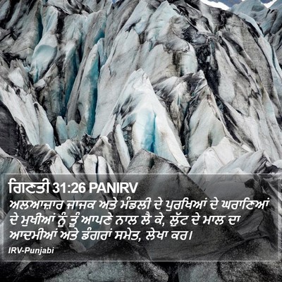 ਗਿਣਤੀ 31:26 PANIRV Bible Verse Image