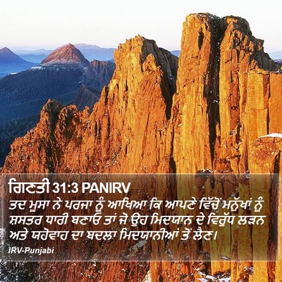 ਗਿਣਤੀ 31:3 PANIRV Bible Verse Image