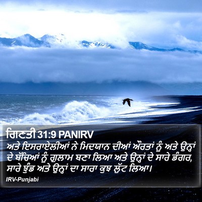 ਗਿਣਤੀ 31:9 PANIRV Bible Verse Image