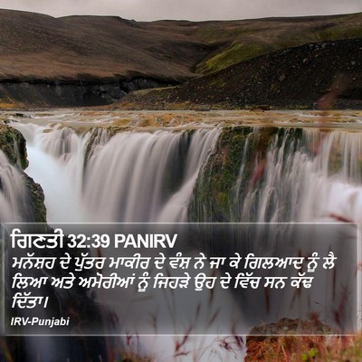 ਗਿਣਤੀ 32:39 PANIRV Bible Verse Image