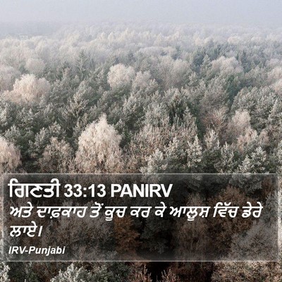 ਗਿਣਤੀ 33:13 PANIRV Bible Verse Image
