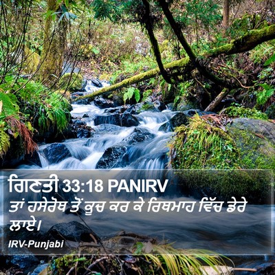 ਗਿਣਤੀ 33:18 PANIRV Bible Verse Image