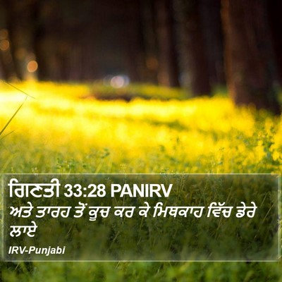 ਗਿਣਤੀ 33:28 PANIRV Bible Verse Image