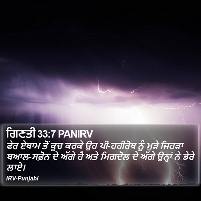 ਗਿਣਤੀ 33:7 PANIRV Bible Verse Image
