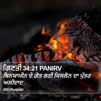 ਗਿਣਤੀ 34:21 PANIRV Bible Verse Image