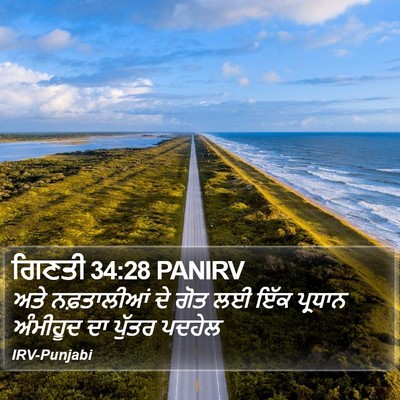 ਗਿਣਤੀ 34:28 PANIRV Bible Verse Image
