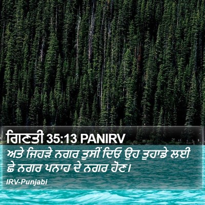 ਗਿਣਤੀ 35:13 PANIRV Bible Verse Image