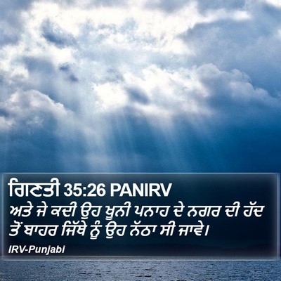 ਗਿਣਤੀ 35:26 PANIRV Bible Verse Image
