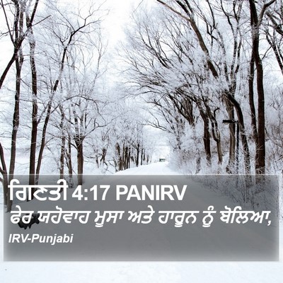 ਗਿਣਤੀ 4:17 PANIRV Bible Verse Image