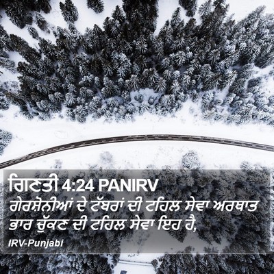 ਗਿਣਤੀ 4:24 PANIRV Bible Verse Image