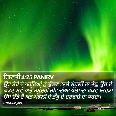 ਗਿਣਤੀ 4:25 PANIRV Bible Verse Image