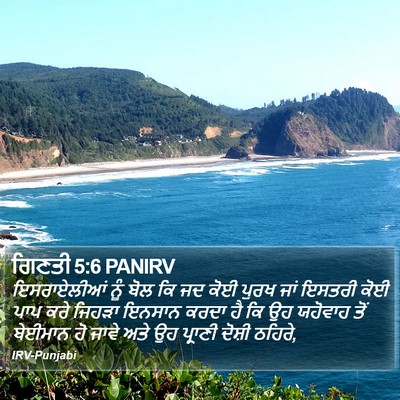 ਗਿਣਤੀ 5:6 PANIRV Bible Verse Image