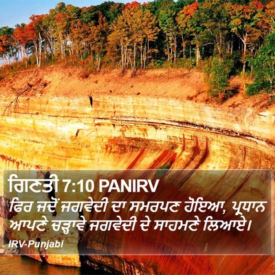 ਗਿਣਤੀ 7:10 PANIRV Bible Verse Image