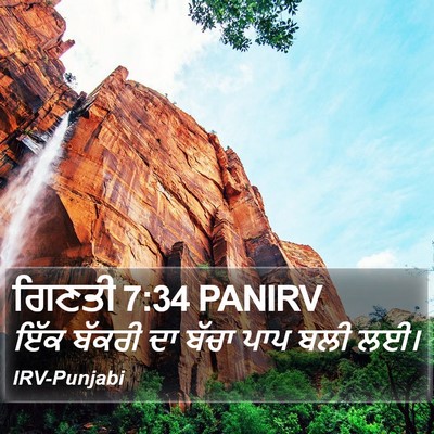 ਗਿਣਤੀ 7:34 PANIRV Bible Verse Image