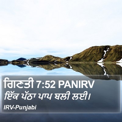 ਗਿਣਤੀ 7:52 PANIRV Bible Verse Image
