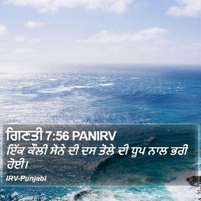 ਗਿਣਤੀ 7:56 PANIRV Bible Verse Image