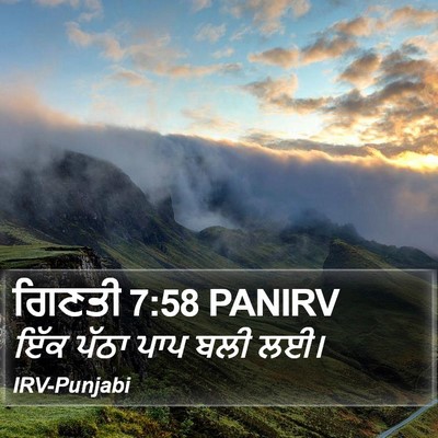 ਗਿਣਤੀ 7:58 PANIRV Bible Verse Image