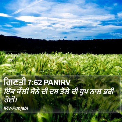 ਗਿਣਤੀ 7:62 PANIRV Bible Verse Image
