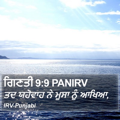 ਗਿਣਤੀ 9:9 PANIRV Bible Verse Image