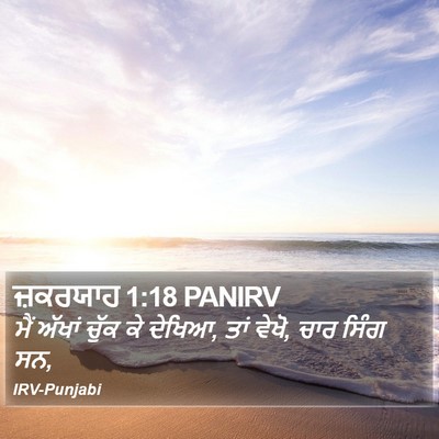 ਜ਼ਕਰਯਾਹ 1:18 PANIRV Bible Verse Image