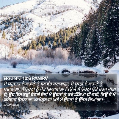 ਜ਼ਕਰਯਾਹ 10:6 PANIRV Bible Verse Image
