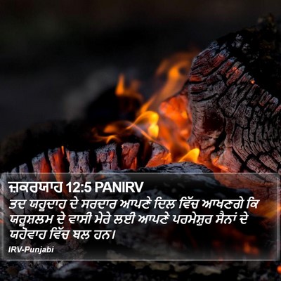 ਜ਼ਕਰਯਾਹ 12:5 PANIRV Bible Verse Image