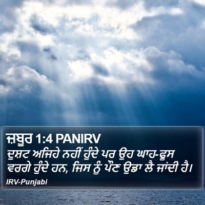ਜ਼ਬੂਰ 1:4 PANIRV Bible Verse Image