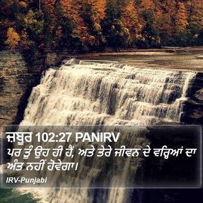 ਜ਼ਬੂਰ 102:27 PANIRV Bible Verse Image