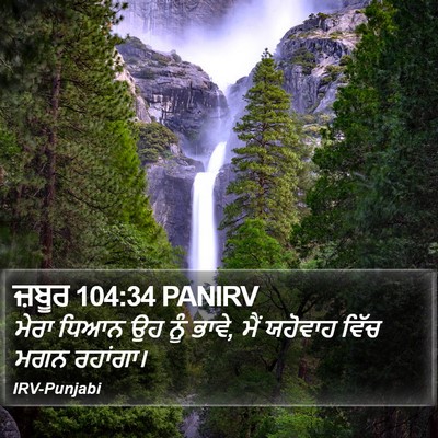 ਜ਼ਬੂਰ 104:34 PANIRV Bible Verse Image