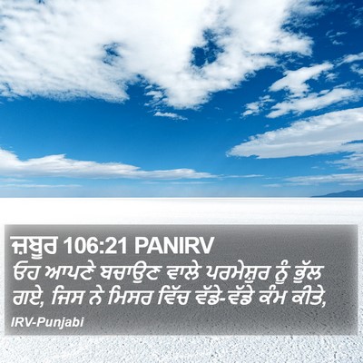 ਜ਼ਬੂਰ 106:21 PANIRV Bible Verse Image