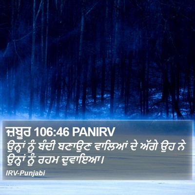 ਜ਼ਬੂਰ 106:46 PANIRV Bible Verse Image